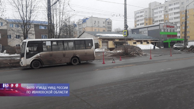 В Иванове водитель автобуса сбила женщину на «зебре»